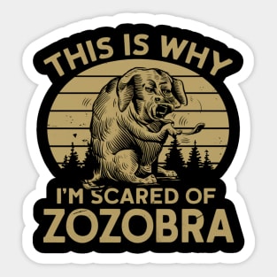 This is why I'm scared of zozobra Sticker